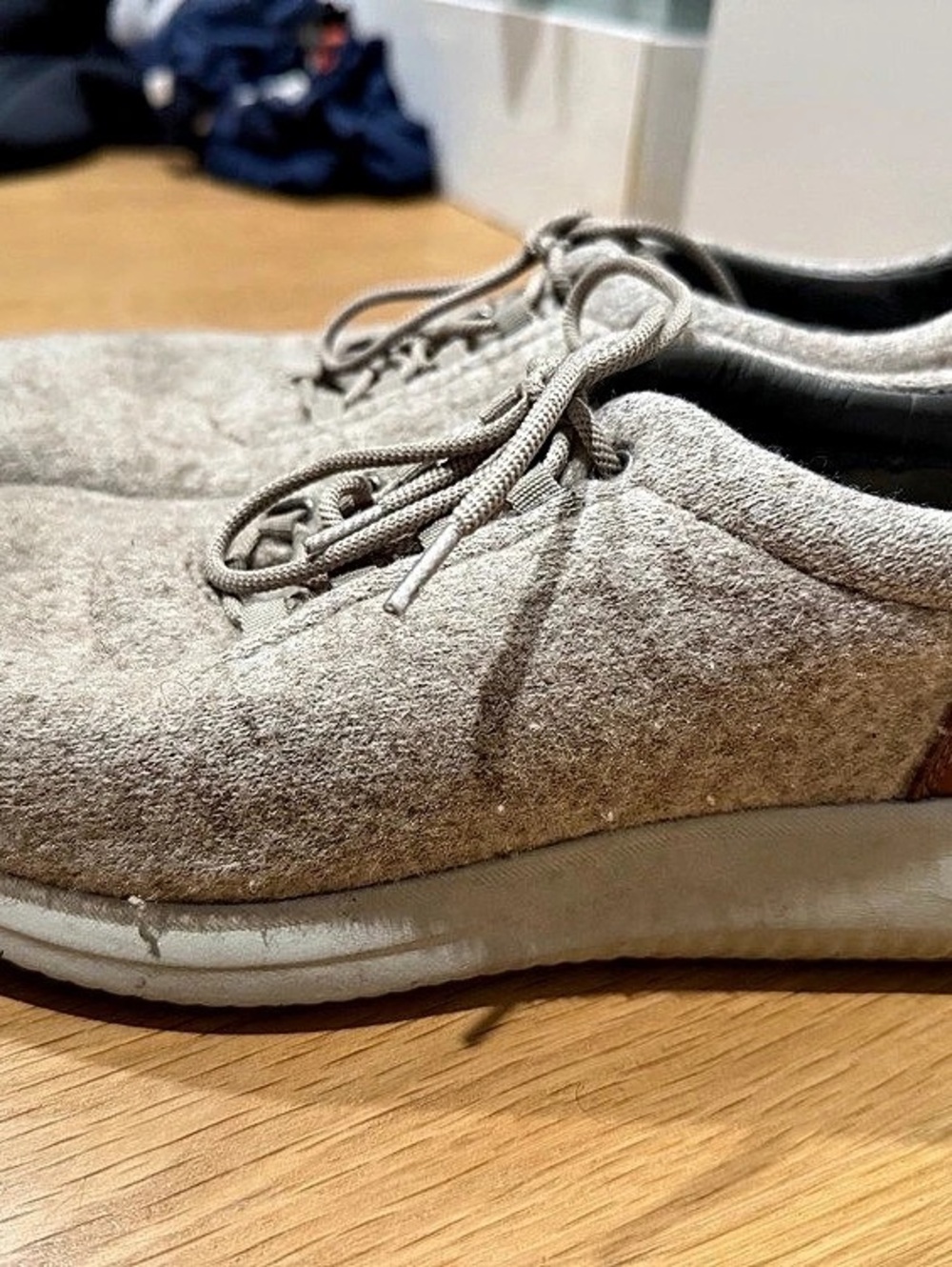 Johnston & Murphy Mens Taupe Canvas Lace Up Lifestyle Sneakers Shoes